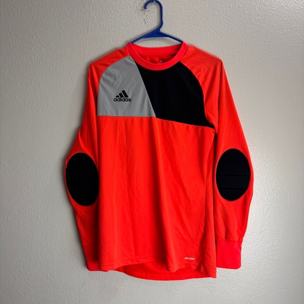 Adidas Vintage Padded Sleeve Shirt Size Small